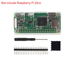 Raspberry Pi Zero W набор 4 в 1 акриловый чехол + радиатор + отвертка + фотоэлемент для Raspberry Pi Zero V1.3