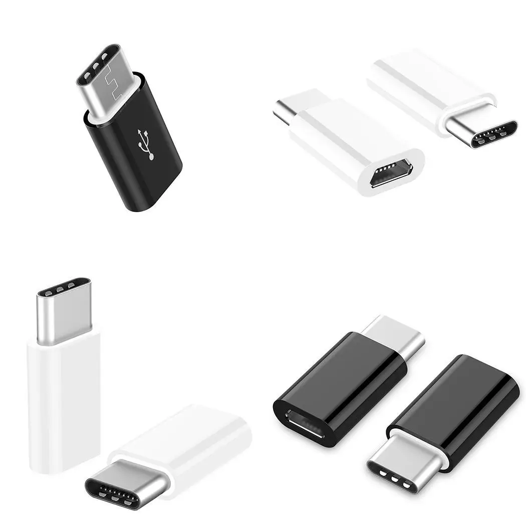 5 шт./компл. USB-C type-C к Micro Mini USB адаптер для зарядки данных