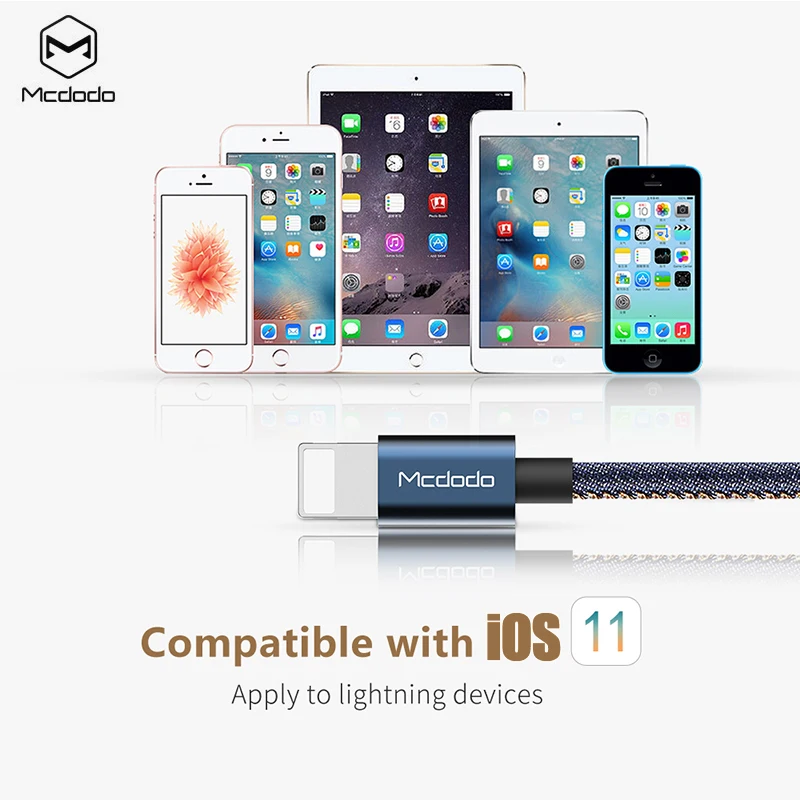Mcdodo USB кабель для iPhone X XR XS Max 8 7 6s plus iPad кабель для Ipod 2A Быстрая зарядка кабель мобильного телефона зарядное устройство Шнур USB данных