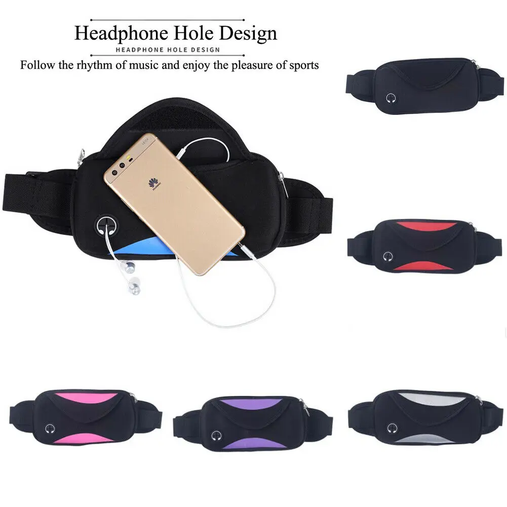Новинка 2019 популярная Водонепроницаемая поясная сумка для бега с USB спортивная