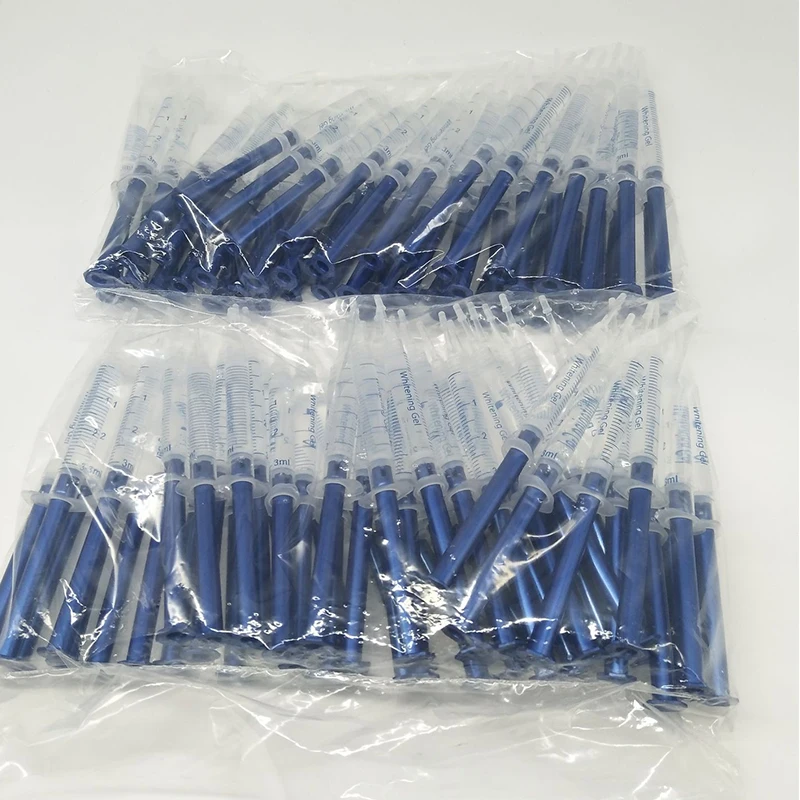 100 шт./лот отбеливание зубов Чистый гель для отбеливания пероксид карбамида