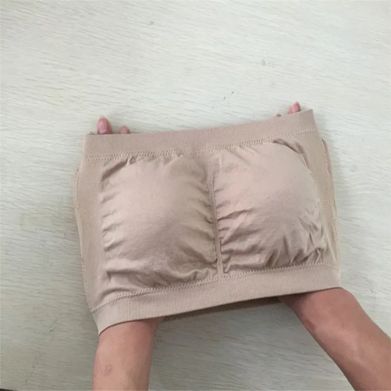 Дамы Для женщин FashionComfort без бретелек бюстгальтер bandeau топ бюстгальтер Boob трубы S-XXL черный, белый цвет ню W3