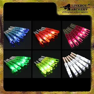 6 светодиодный ножей + 2 сменных аккумулятора id6,2 мм, светодиодная подсветка, ночки для стрельбы из лука, составные, традиционный арбалет для охоты