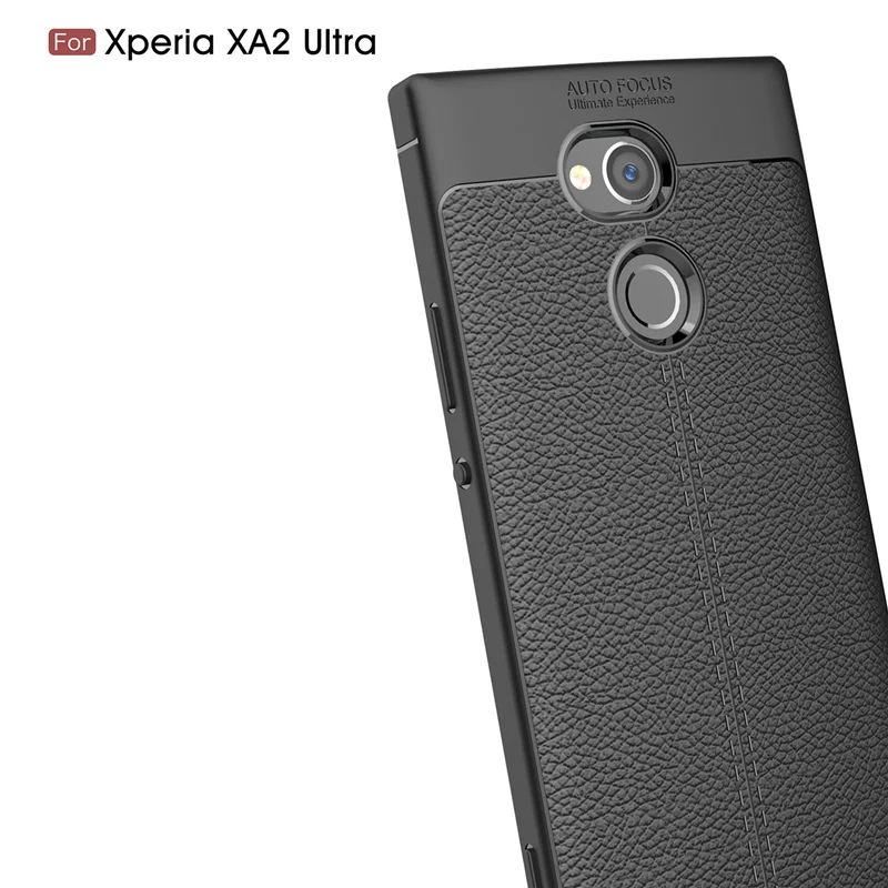 For Sony Xperia XA2 Ultra Case Luxury Slim Litchi Cover XA 2 PLUS Soft Silicone Protection Shockproof Cases | Мобильные телефоны и
