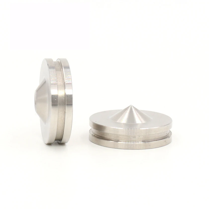 Один комплект из нержавеющей стали динамик Спайк изоляция ноги коническая