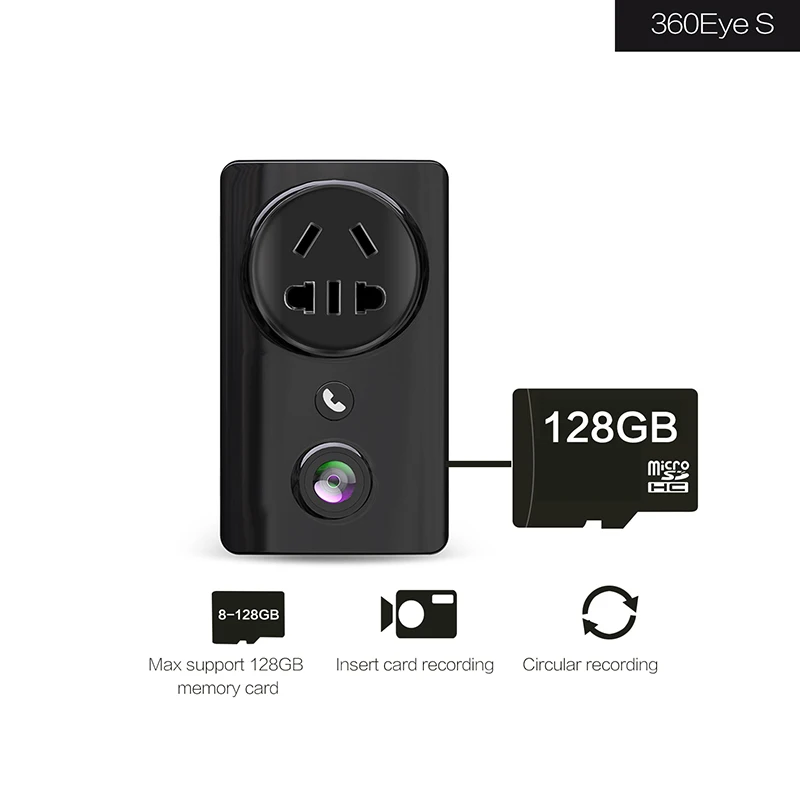 1080 P HD WiFi видео безопасности IP камера 180 градусов Рыбий глаз панорамный USB