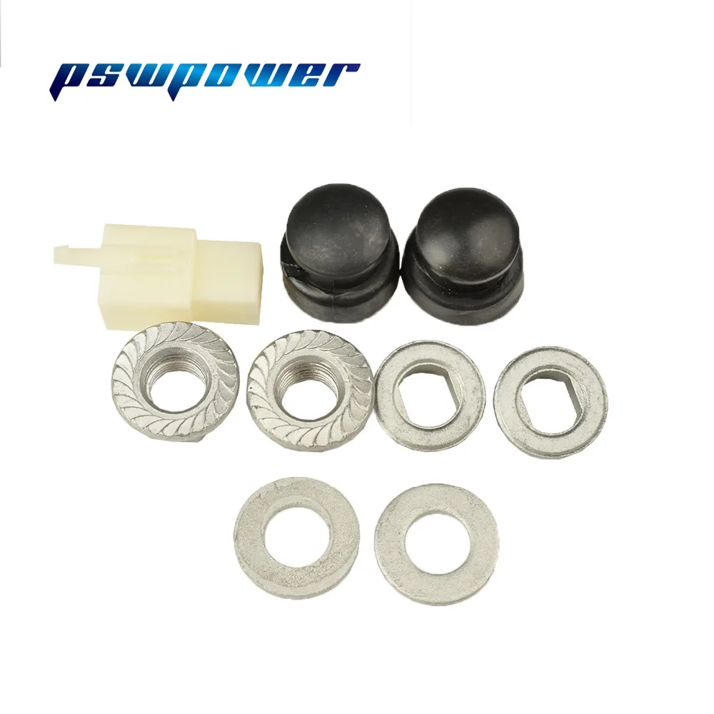 

Screw Electric Bike Parts Nuts with Washers Electric bike hub/motor Axle 12mm lock nut+ washer+spacer set