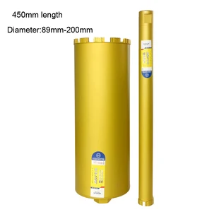 Алмазная коронка для сверления бетонного кирпича длиной 450 мм