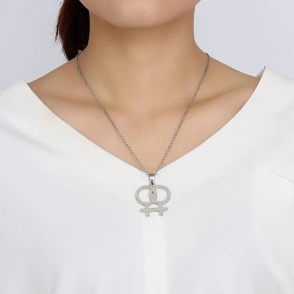 1 шт. женское колье из нержавеющей стали | Украшения и аксессуары