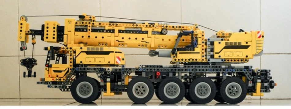 20004 Technic серия двигатель мощность мобильный кран Mk II модель 2667 шт строительные блоки кирпичи наборы подарки игрушки 42009