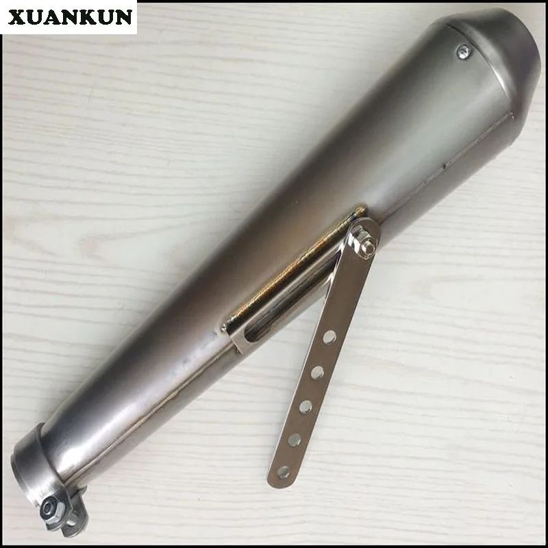 Xuankun Кафе Racer GN Ретро мотоциклетный модифицированный глушитель из нержавеющей