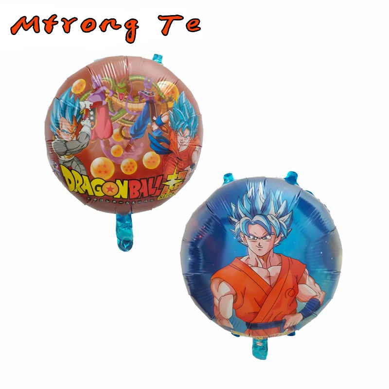 50 шт. 18 дюймов Dragon Ball Sun Wukong из алюминиевой фольги, Ксеноновые шары, Мультяшные шары, украшения для дня рождения, Детские шары, игрушки