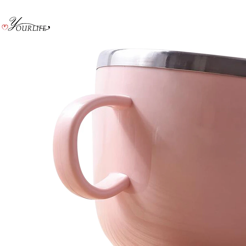 OYOURLIFE Милая мультяшная миска из нержавеющей стали, кухонная большая суповая лапша, рис, фруктовый салат, пищевой контейнер, Бытовая Посуда