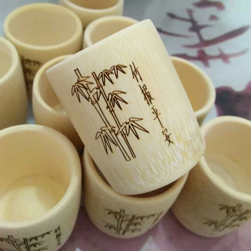 Индивидуальные бамбуковые чашки и кружки для кофе чая 10 шт. в партии|cups and mugs|mug for