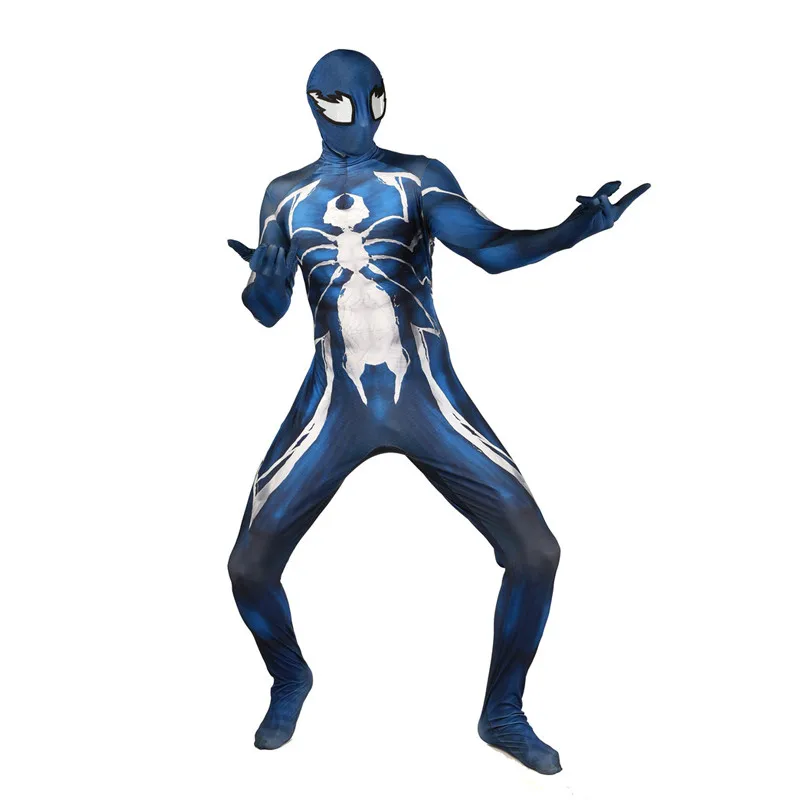 Style 5 (Suit) Костюмы Человека-паука для мужчин и мальчиков, яд, 3D принт, симбиот, Человек-паук, фильм Веном Эдвард Брок, косплей, комбинезон, костюм зентая, Spidey CH - Цвет: Style 5 (Suit)