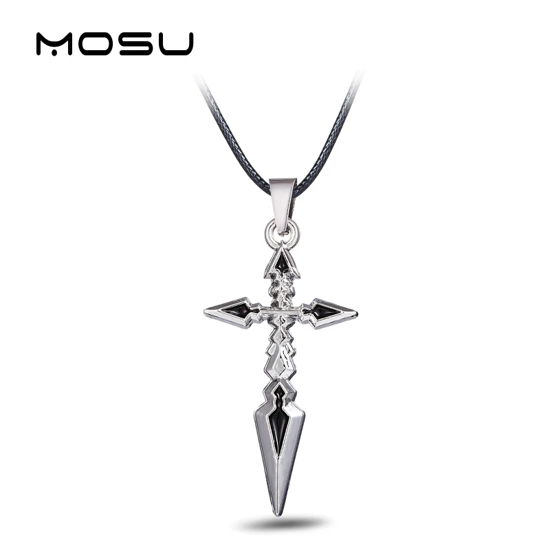 Горячее аниме Fate Zero серебряное металлическое ожерелье крест кулон Косплей