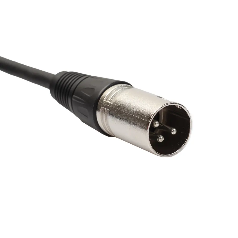 3 Pin XLR кабель для микрофона штекер гнездо сбалансированный свинцовый микрофон OFC