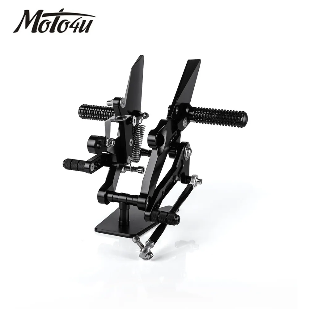 Мотоцикл с ЧПУ Регулируемая подножка подножки Rider задние наборы Rearset Подножка для ног для Kawasaki Ninja 400