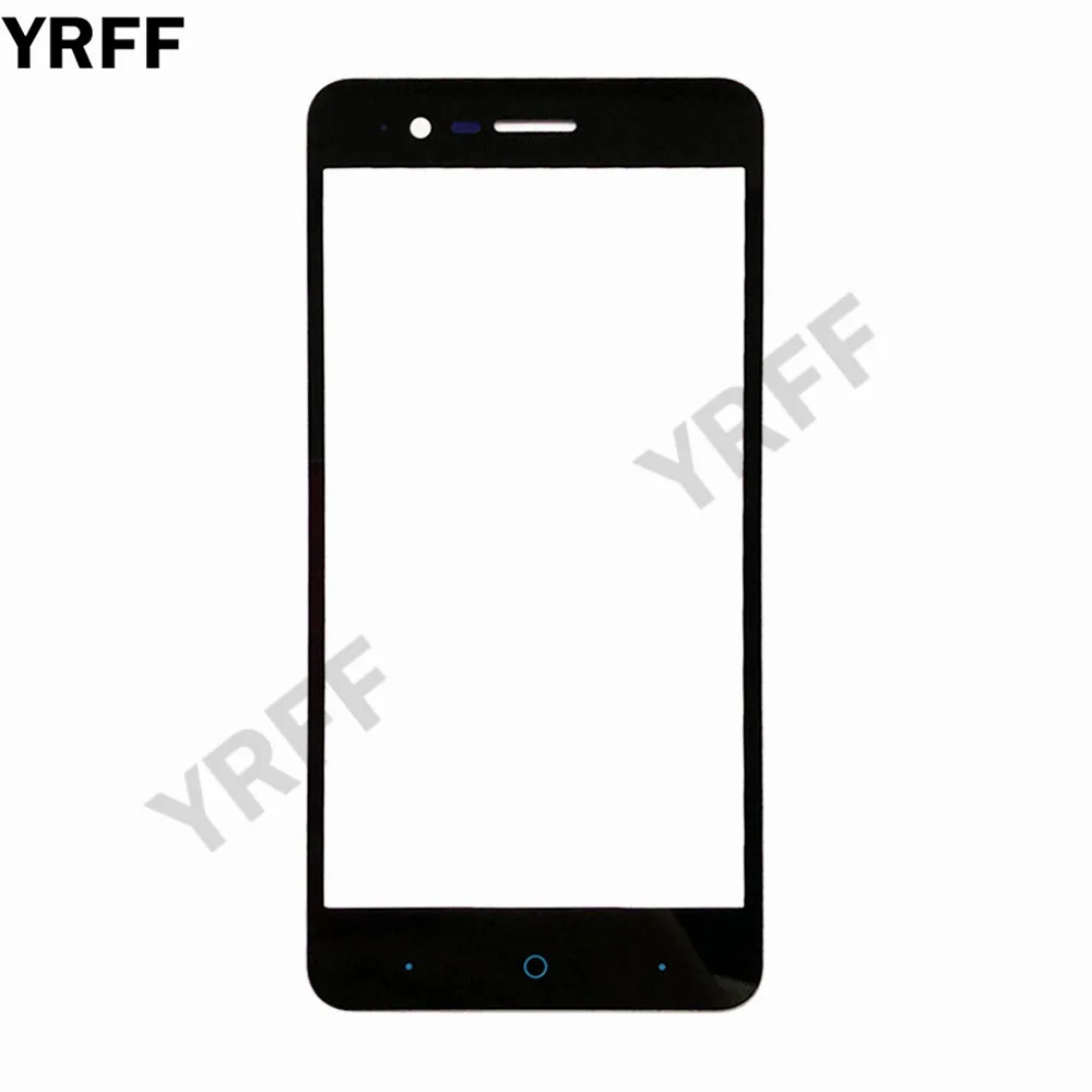 Мобильное внешнее стекло для zte Blade A510 запасная Передняя стеклянная панель(без сенсорного экрана дигитайзер панель