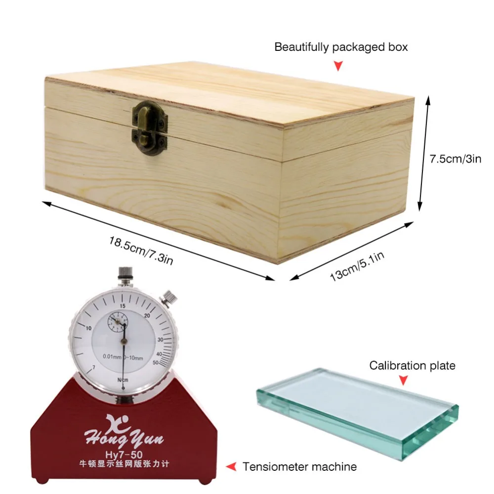 

Steel Mesh Tension Meter Gauge High Precision Dial 7-50N Pressure Tester With Shock Absorber Force Mechanical Tensiometer Tool