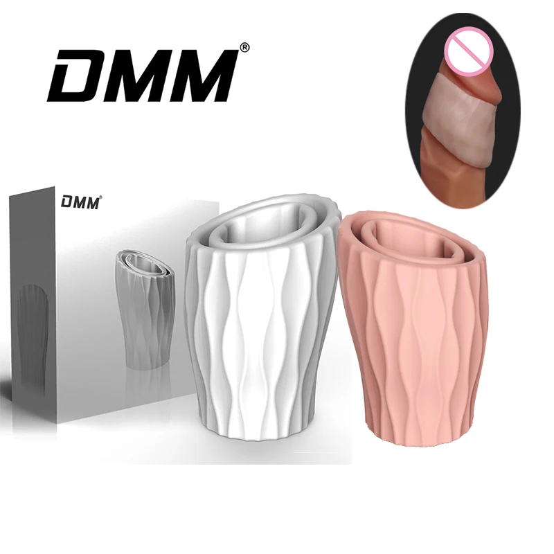 DMM силиконовые кольца на пенис блокирующее кольцо Кольца для пениса разветвитель