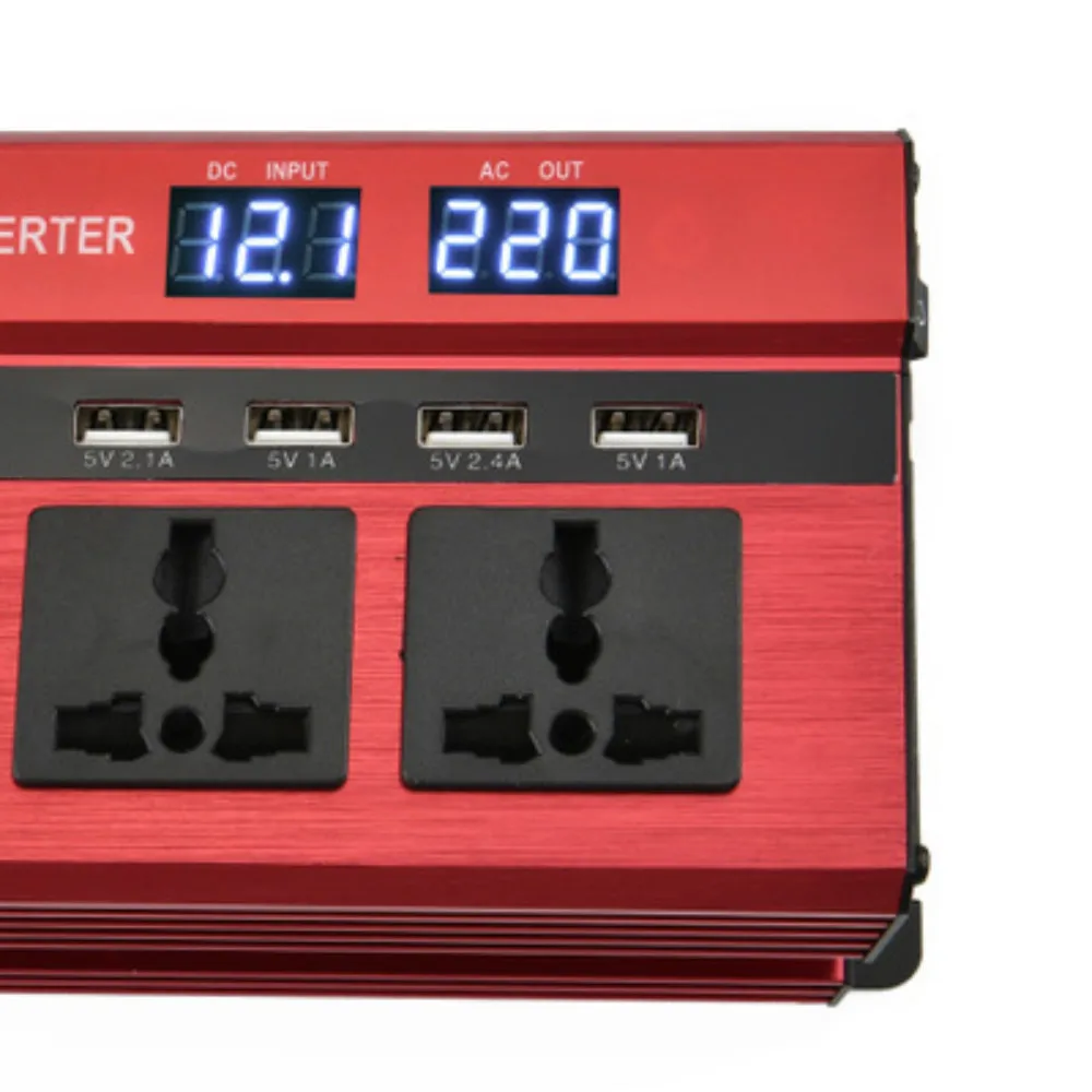 Xuyuan on-Board inverter 12v to 220v/1200w/ LED display Converter with USB | Обустройство дома