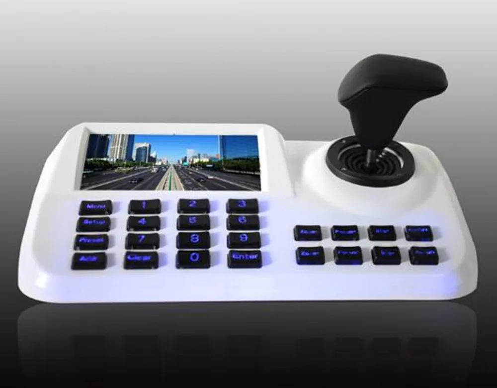 

5-дюймовый ЖК-дисплей Onvif 3D CCTV IP PTZ джойстик контроллер клавиатура для IP PTZ-камеры