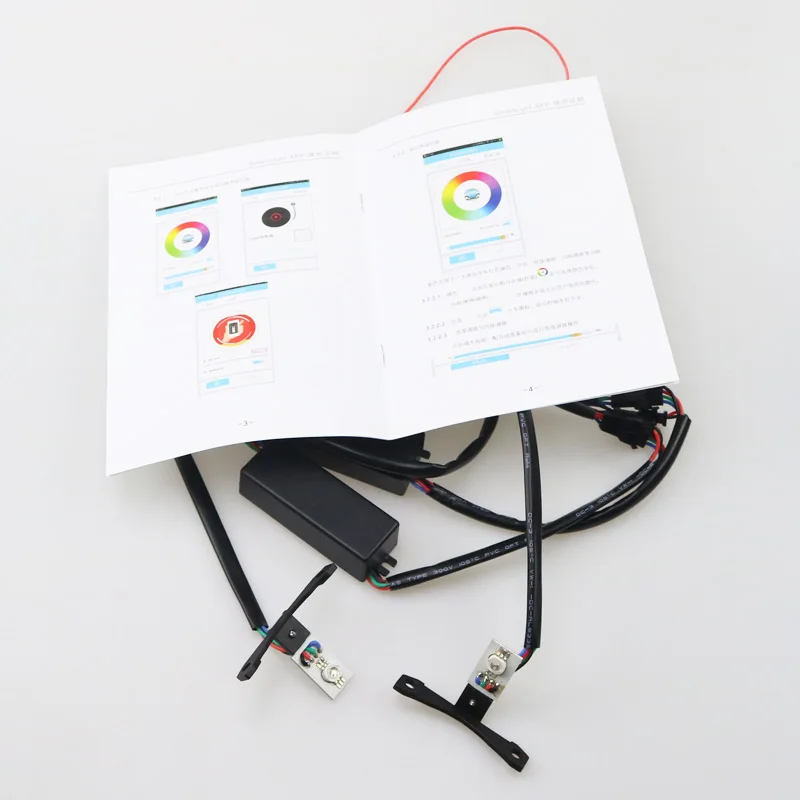 Бесплатная доставка Высокое качество Новый Led дьявол глаз демон RGBW изменение