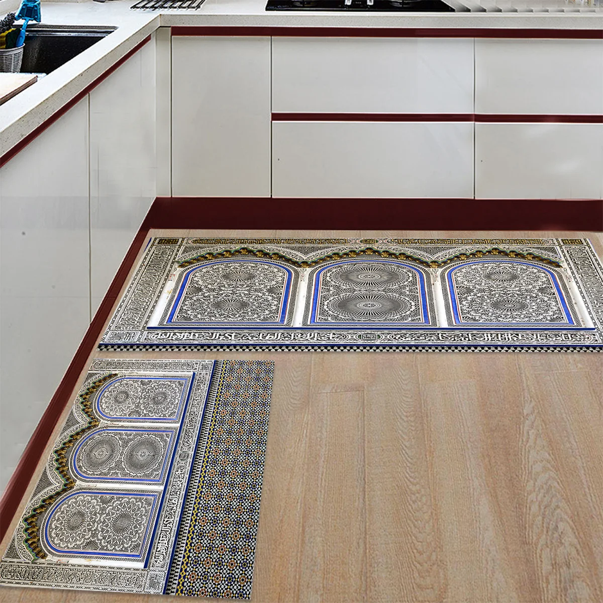 Старый мусульманский мраморный Islam1Doormats для входа аксессуары ванной комнаты