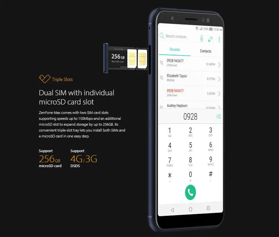 ASUS ZenFone Max M1 ZB555KL 4G LTE Смартфон Android 8,0 5,5 дюйма 4000 mAh Батарея двойной сзади Камера 13MP+ 8MP мобильного телефона
