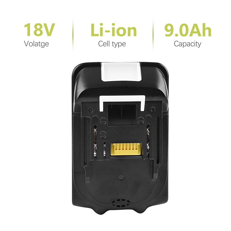 Для Makita 18V 9000mAh литиевая аккумуляторная батарея для BL1830 BL1815 BL1840 BL1835 BL1860 9.0AH