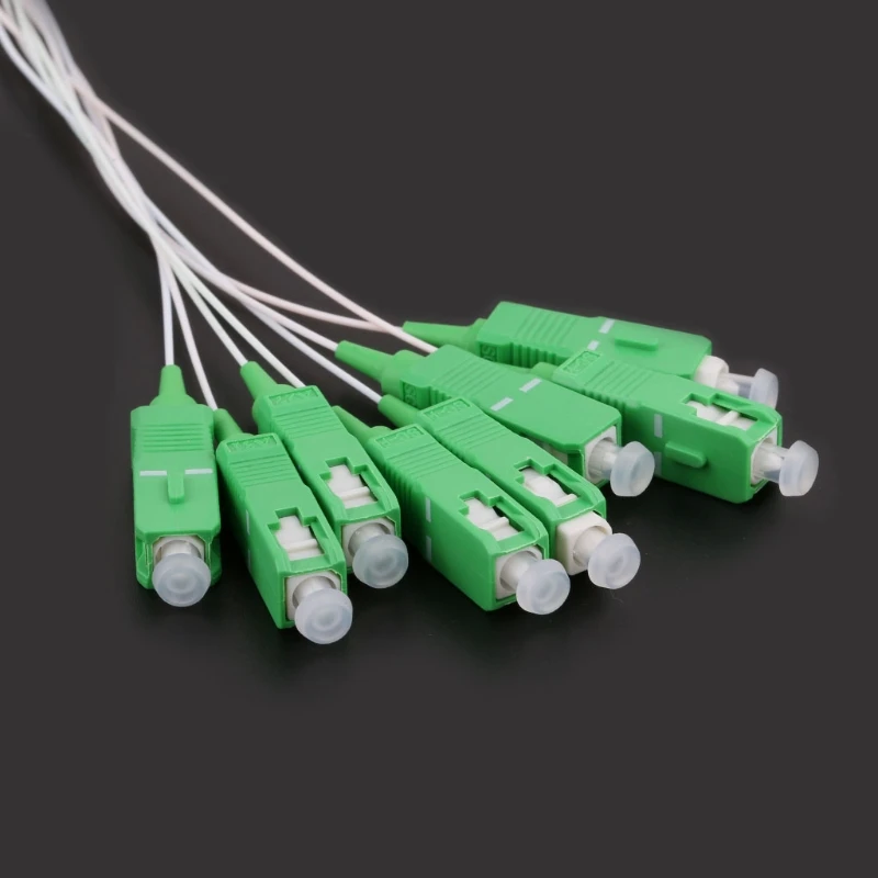 

SC/APC 0.9mm 1x8 Differential Mini Blockless Connector Optic Fiber PLC Splitter