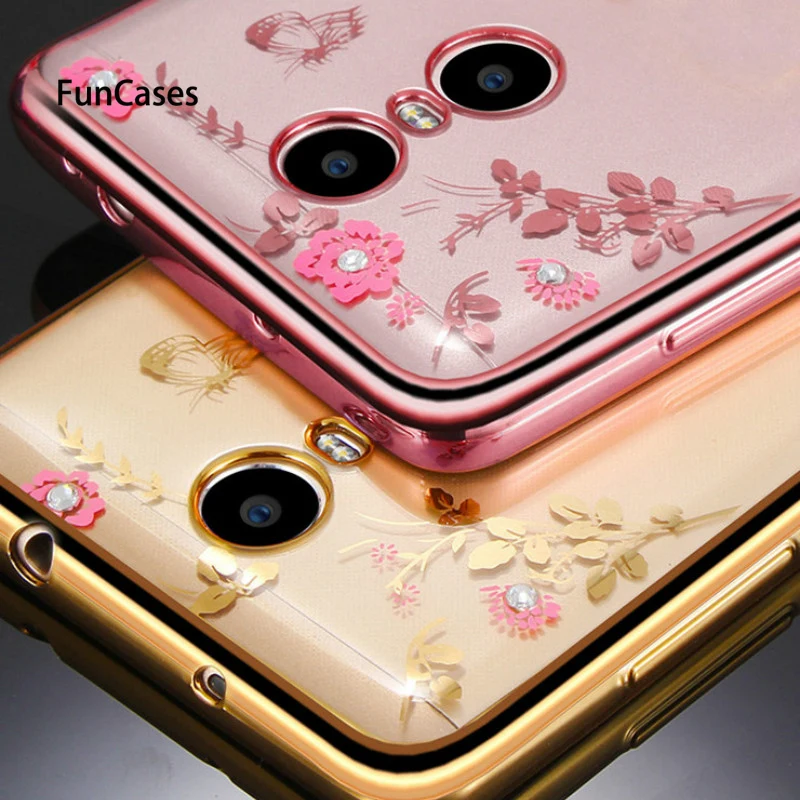 Стразы цветок Алмазный Мягкая случаях на Redmi Note 6 5 Pro 6A 5A плюс Xiaomi A2 Lite Note7