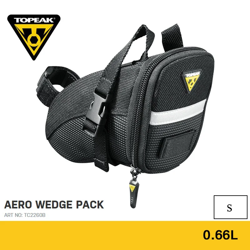 TOPEAK на танкетке Аэро Велосипедный спорт сиденье сумка седельный пакет Водонепроницаемый велосипед хвост заднего мешок с 3 м светоотражающие велосипедные сумки - Цвет: S