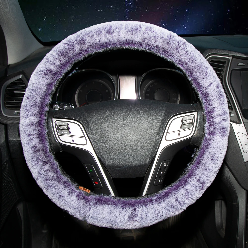 Универсальный чехол на руль KAWOSEN из искусственного кроличьего меха милый теплый