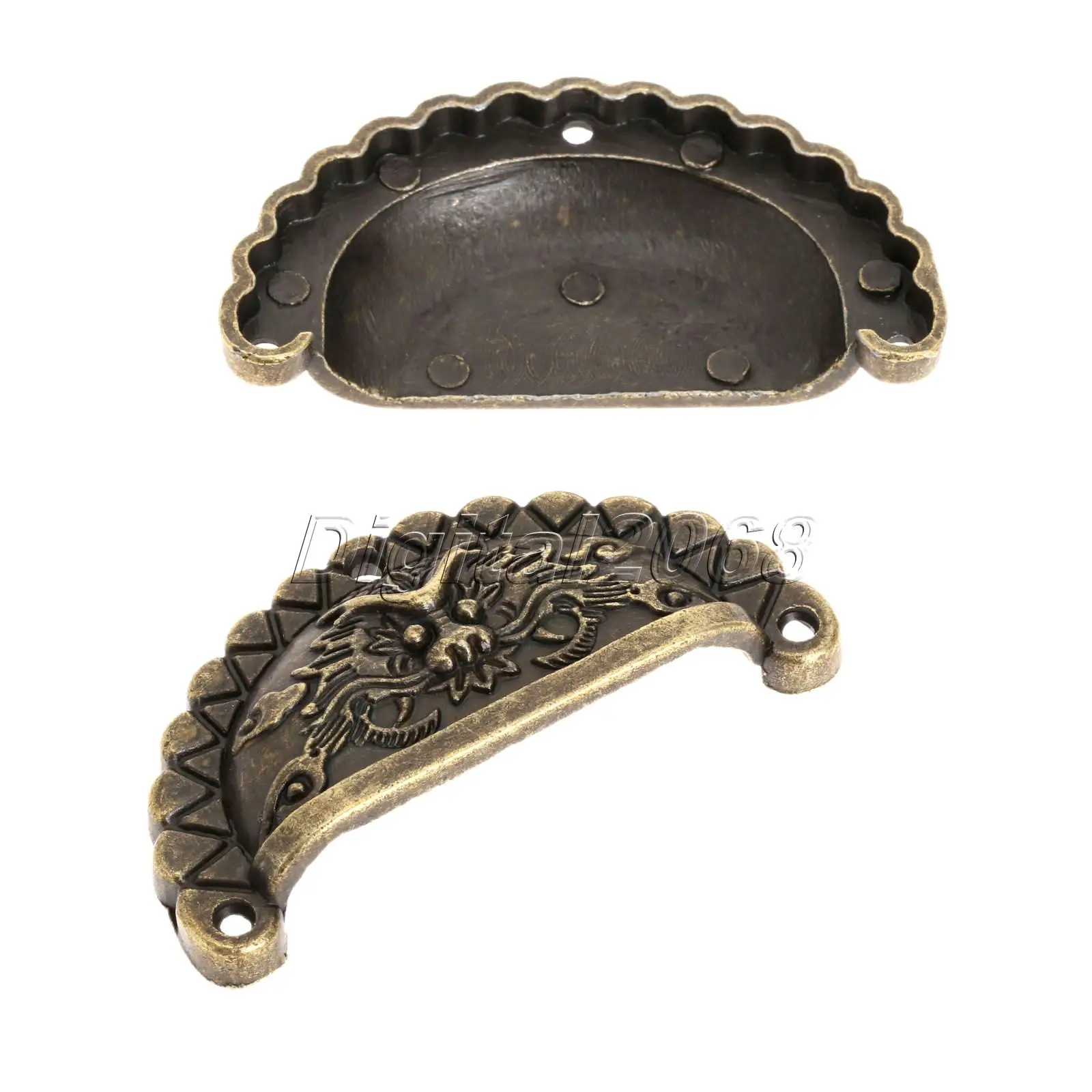 4 шт. ручка сумочка из бронзы в античном китайском стиле|shell knobs|handle knobpull handle knob |