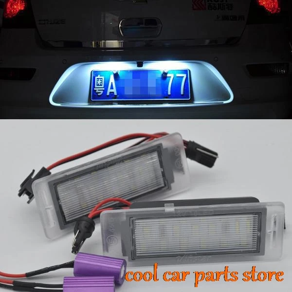 

2x LED LICENSE PLATE LIGHT For Buick Encore 13-14 LaCrosse 10-13 Verano 12-2014