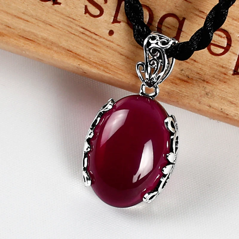 Женский кулон из серебра 100% пробы с зеленым халцедоном|pendants for women|pendant jewelrypendant 925 |