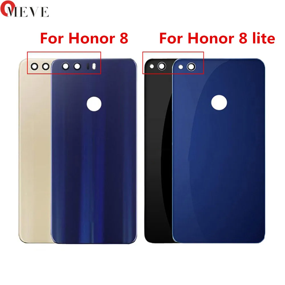 5,2 ''для huawei Honor 8 Задняя стеклянная крышка батареи для huawei Honor 8 Lite Задняя стеклянная крышка Задняя Дверь Корпус чехол