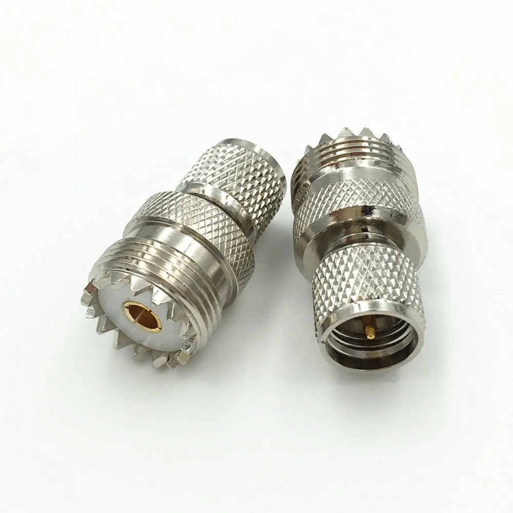 10 шт. UHF SO239 гнездовой разъем в мини штекер прямой F/M 50Ohm высокое качество адаптер