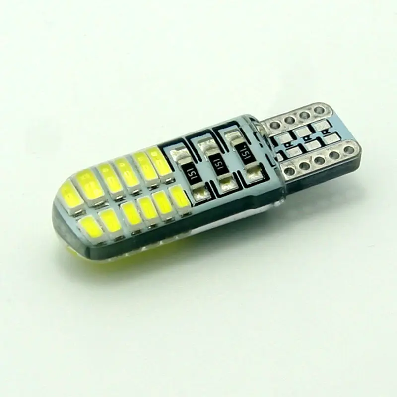 Высокое качество хороший продукт 2 шт T10 194 168 W5W 24SMD 3014 Светодиодные лампы с