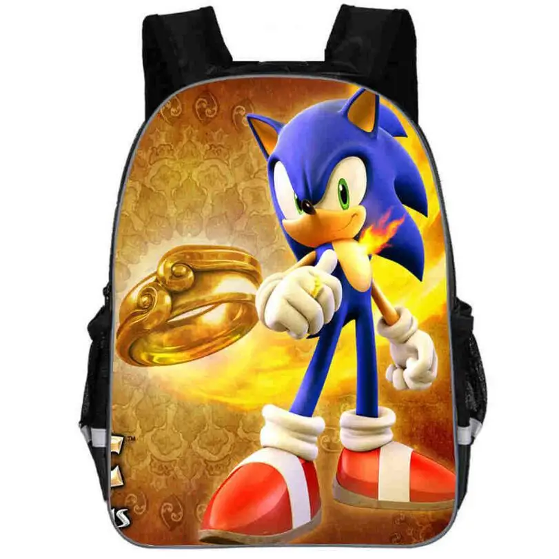 Рюкзак Sonic в стиле аниме хип хоп рок Череп животное Марио для женщин мужчин