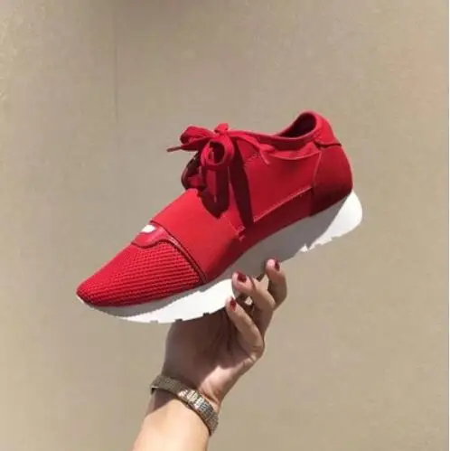 as showed color Модная мужская повседневная обувь на шнуровке; Tenis feminino; сезон весна-лето; мужские кроссовки; дышащая прогулочная обувь на плоской подошве; Коллекция года; реальное изображение - Цвет: as showed color