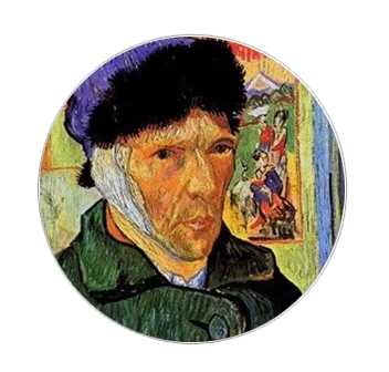 012 5pcs16mm20mm25mmVan Gogh картина Звездная ночь Винсента ручной работы фото стеклянный капельный стиль Кабошоны Ювелирные изделия Аксессуары - Цвет: 012