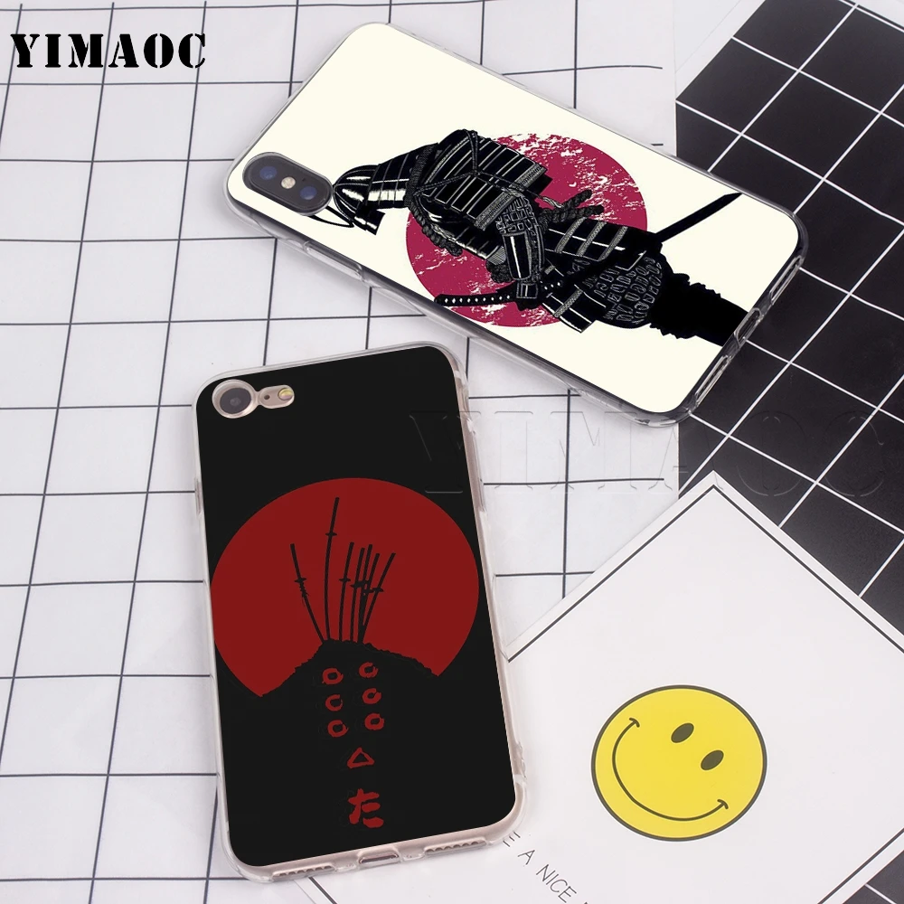 Силиконовый чехол YIMAOC Samurai для Samsung Galaxy S7 S8 S9 Edge Plus J3 J5 J7 A5 A6 A8 Note 8 9|Бамперы| |