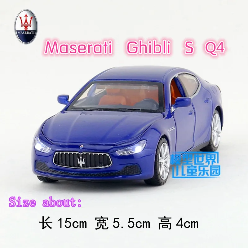 Игрушечный автомобиль модель из литья под давлением 1:32/Maserati Ghibli S Q4/Maserati Levante SUV/Sound
