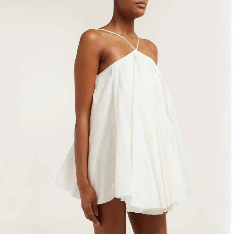 Ремень без рукавов сексуальное женское платье с открытыми плечами Высокая твист