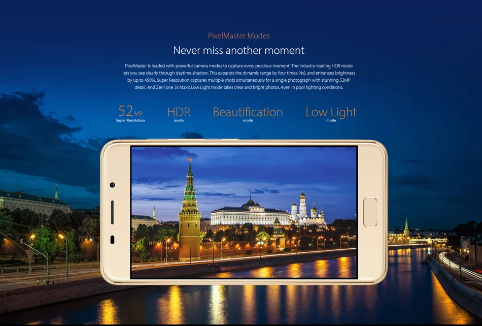 Смартфон ASUS Zenfone 3s max, 5,2 дюймов, 3G Ram, Восьмиядерный процессор MT6750, Android 7,0, фронтальный сенсорный ID, 5000 мАч, 4G LTE, мобильный телефон