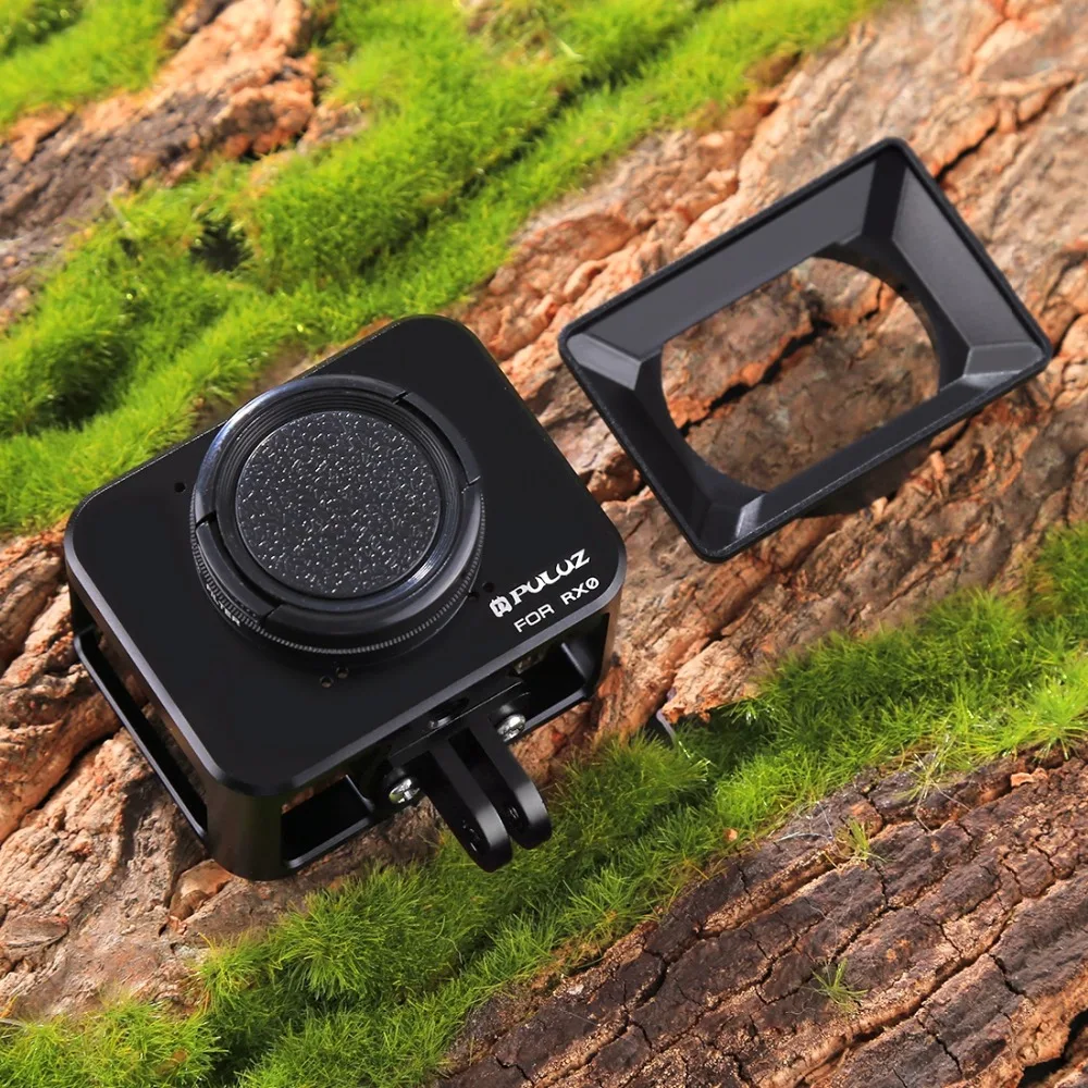 PULUZ для sony RX0 алюминиевый сплав Защитная клетка+ 37 мм УФ фильтр объектив+ солнцезащитный козырек с винтами и отвертками