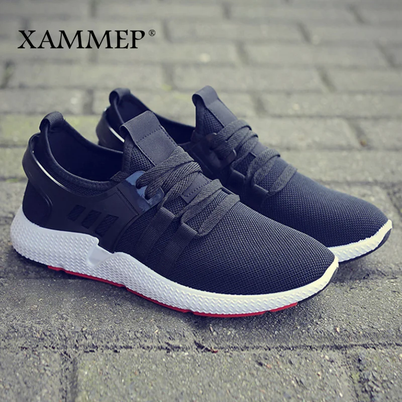 Лоферы Xammep мужские сетчатые дышащие кроссовки без застежки повседневная обувь